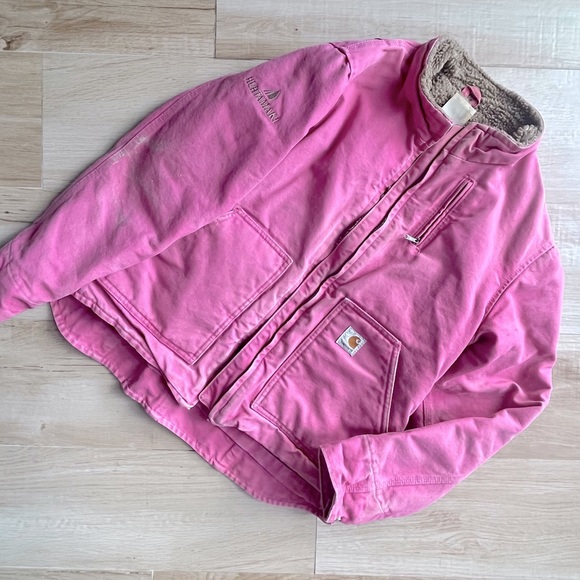Carhartt Jackets & Blazers - CARHARTT Detroit Jacket Pink Sherpa L